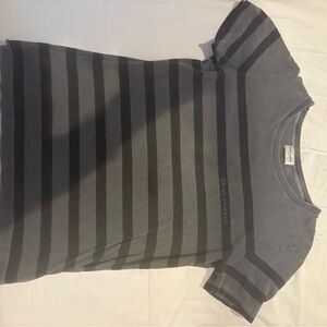Striped Gray Kids Shirt